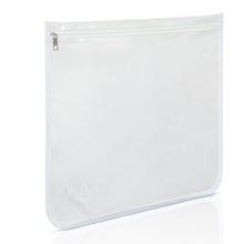 Load image into Gallery viewer, Tallit tallis and Tefillin PVC High Quality waterproof protection For Tallit and Tefillin bag WHITE Round fabric AND round corners
