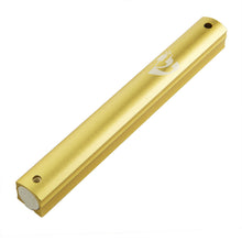 Load image into Gallery viewer, Aluminum MEZUZAH CASE  GOLDWaterproof Rubber Cork Silver shin Sold in unit of 5 pcs
