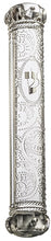 Load image into Gallery viewer, Plastic Transparent Crown Series Mezuzah case With Rubber Cork- Ornaments Sold in unit of 5 pcs.
