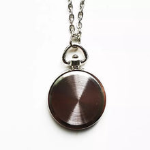 Load image into Gallery viewer, high quality medium size lidless quartz pocket watch pendant with 360mm Hook Chain
