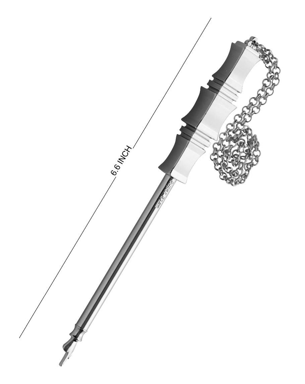 Torah Book Pointer Yad Hand Pointer Silver Finish Great bar bat Mitzvah Gift with a 20cm Bead Charm in Metal Gift Box