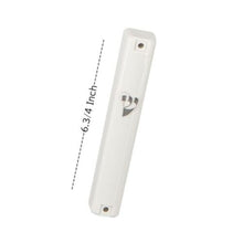 Load image into Gallery viewer, PLASTIC MEZUZAH CASE Rectangle Shape Silver shin colour and sizes 10/ 15 /12/ cm optional  Waterproof Sold in unit of 5 pcs
